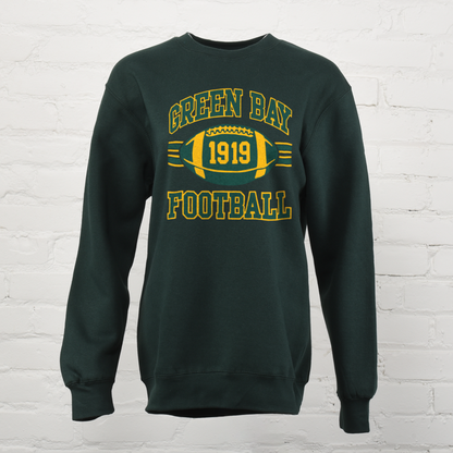 Wisconsin Unisex GB Football Crewneck