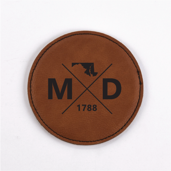 Maryland PU Leather Coasters