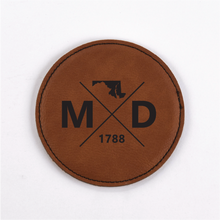 Load image into Gallery viewer, Maryland PU Leather Coasters