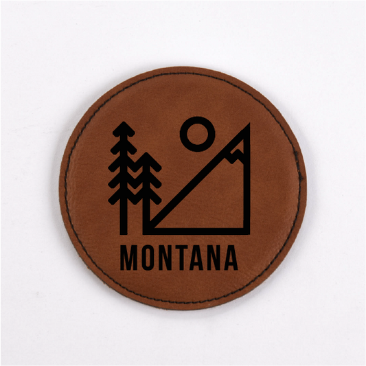 Montana PU Leather Coasters