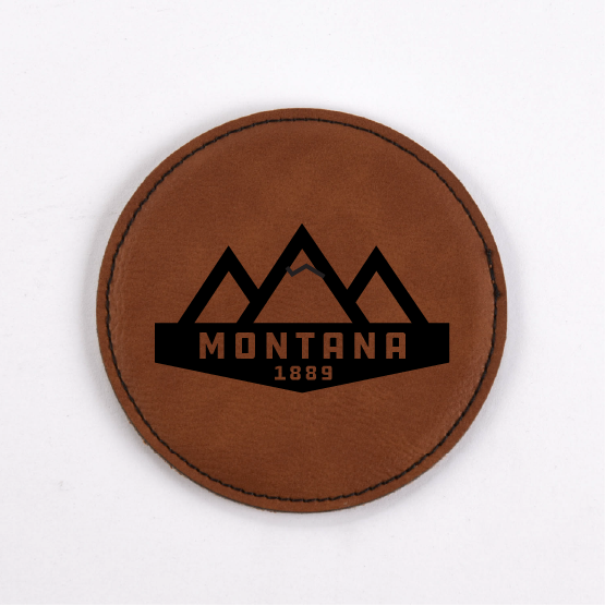 Montana PU Leather Coasters