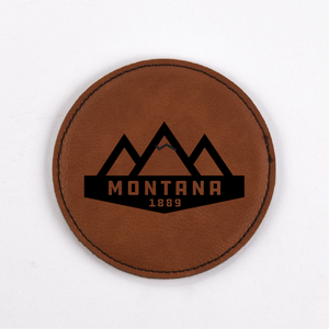 Montana PU Leather Coasters