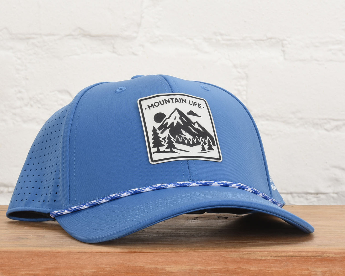 Mountain life Leather Patch Performance Dri-Fit Hat