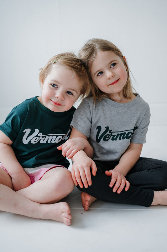 Custom Retro Script Toddler Tee