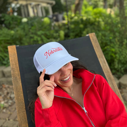Nebraska Script Foam Trucker