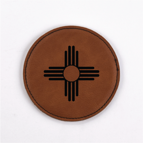 New Mexico PU Leather Coasters