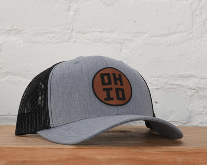 Ohio Erie PU Leather Snapback