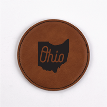 Load image into Gallery viewer, Ohio PU Leather Coasters