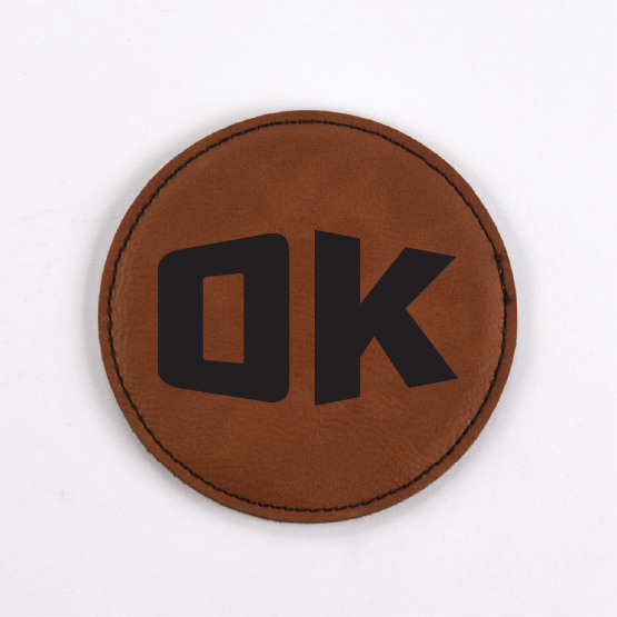 Oklahoma PU Leather Coasters