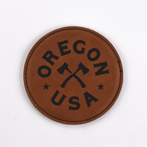 Oregon PU Leather Coasters