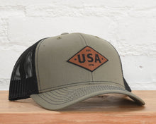 Load image into Gallery viewer, Patriot Leather Patch Snapback