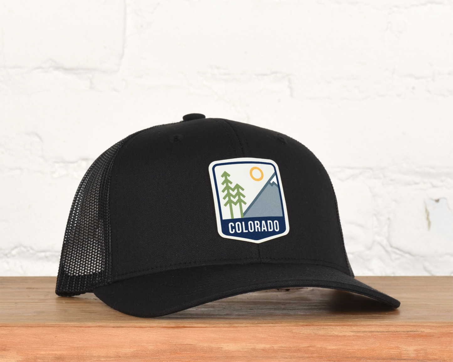 Colorado Mts & Trees Badge Youth Snapback
