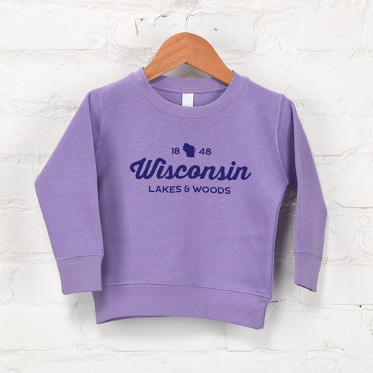 Wisconsin Kids Crewneck Sweatshirt