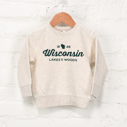 Wisconsin Kids Crewneck Sweatshirt