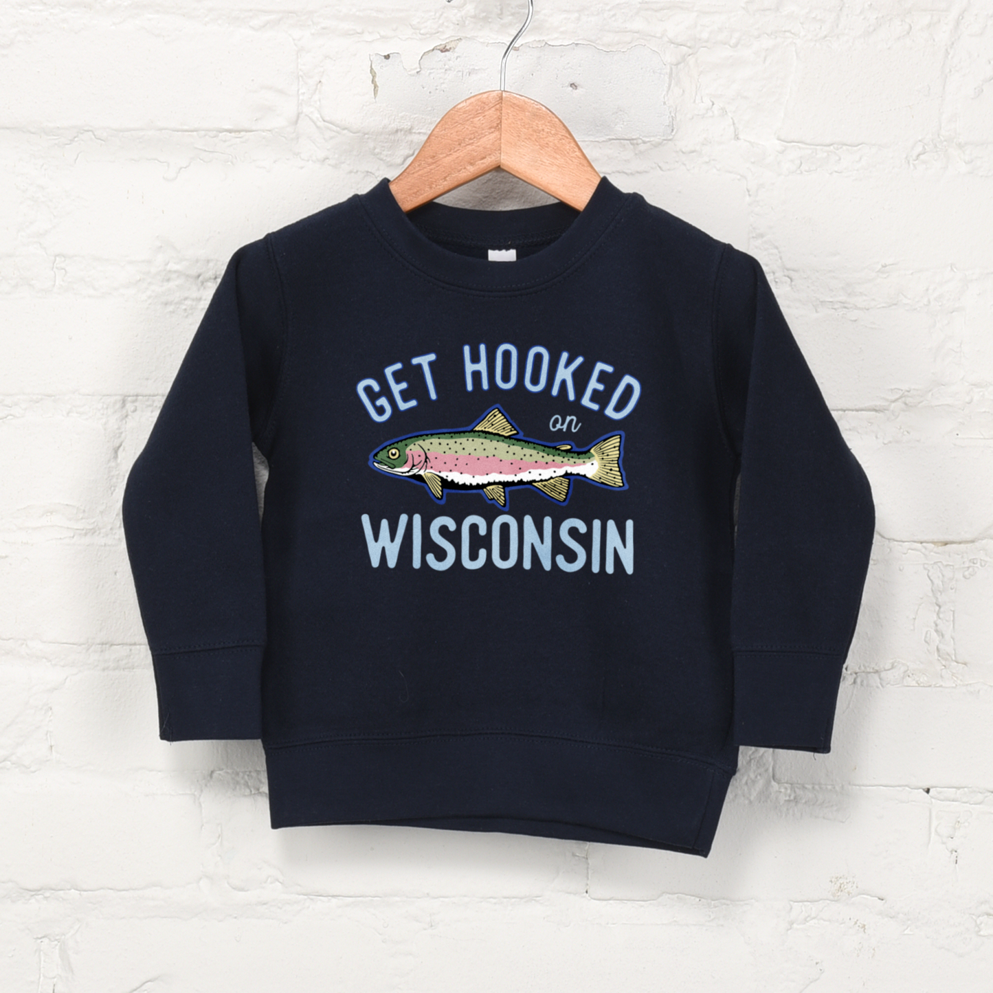 Wisconsin Kids Crewneck Sweatshirt