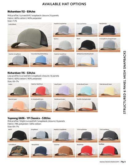 Area Code Snapback - Custom
