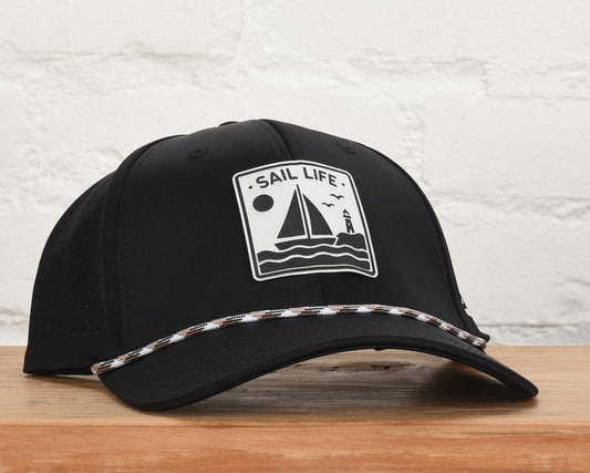 Sail Life Leather Patch Performance Dri-Fit Hat