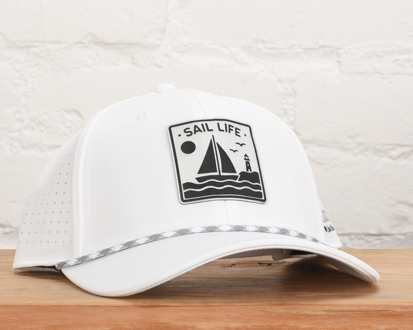 Sail Life Leather Patch Performance Dri-Fit Hat