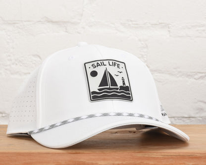 Sail Life Leather Patch Performance Dri-Fit Hat