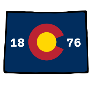 Colorado Sun C Sticker