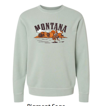 Montana Butte Unisex Crewneck