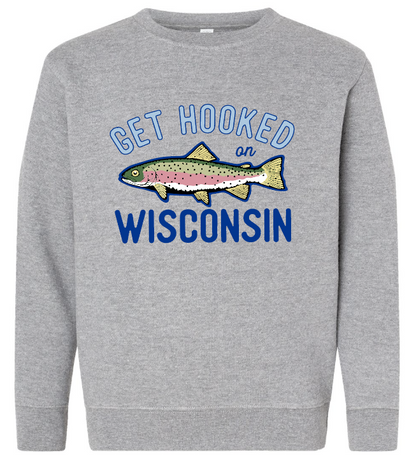 Wisconsin Kids Crewneck Sweatshirt
