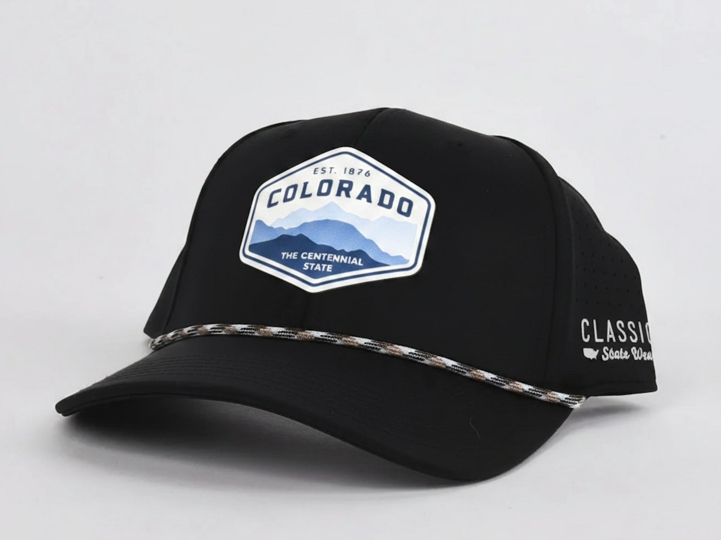 Colorado Mnts Printed Leather Patch Performance Dri-Fit Hat