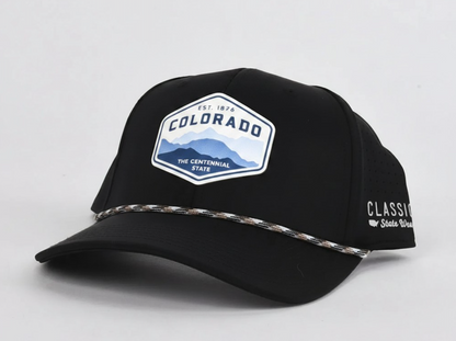 Colorado Mnts Printed Leather Patch Performance Dri-Fit Hat