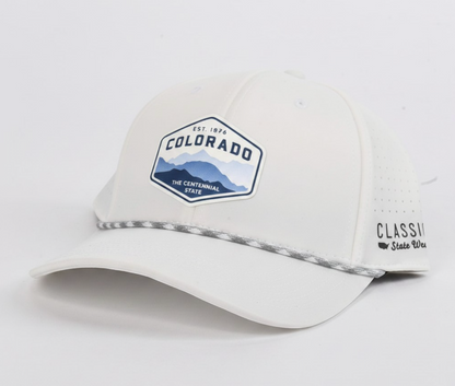 Colorado Mnts Printed Leather Patch Performance Dri-Fit Hat