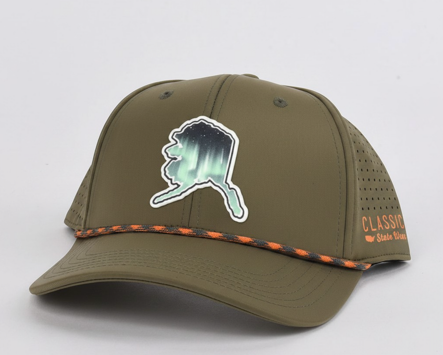 Northern Lights State Shape Performance Dri-Fit Hat (Custom)