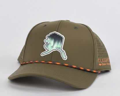 Northern Lights State Shape Performance Dri-Fit Hat (Custom)