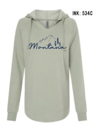 Montana Foothills Wave Wash Women's Hoodie