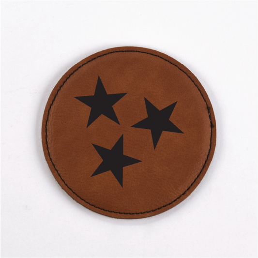 Tennessee PU Leather Coasters