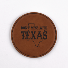 Load image into Gallery viewer, Texas PU Leather Coasters