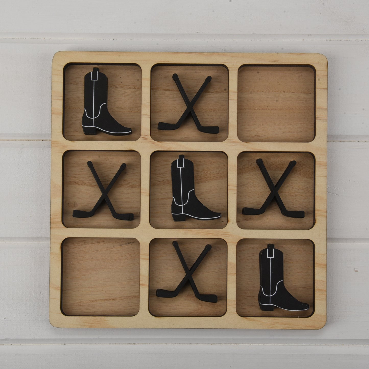 Cowboy Boot Tic Tac Toe - Non State Specific