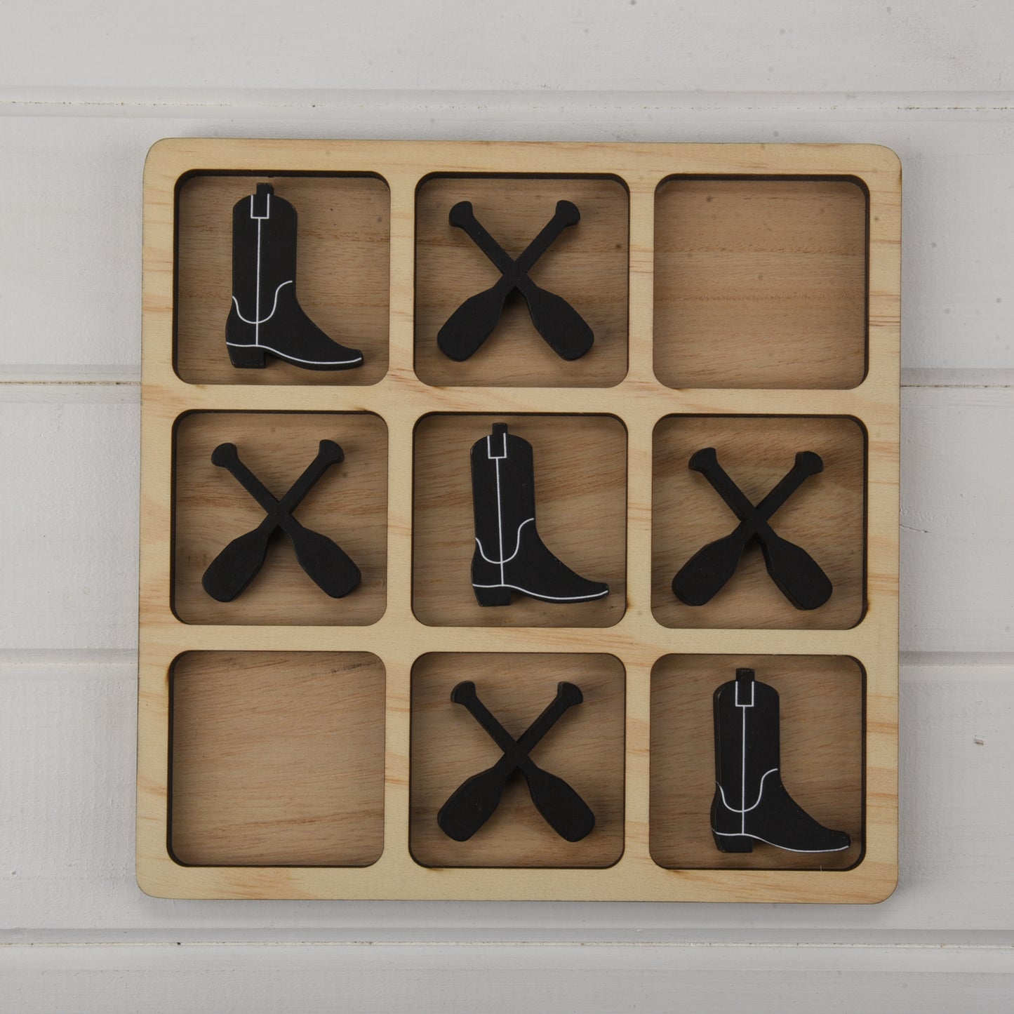 Cowboy Boot Tic Tac Toe - Non State Specific