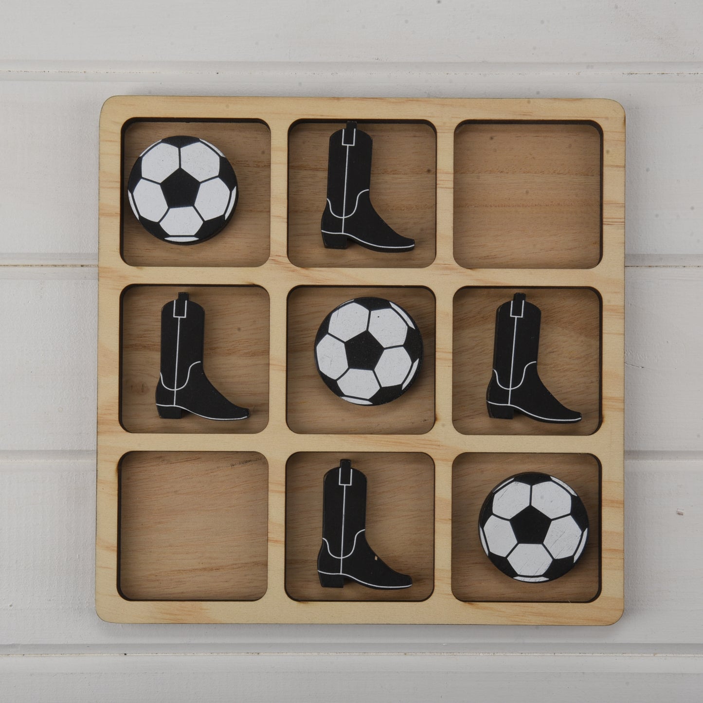 Cowboy Boot Tic Tac Toe - Non State Specific