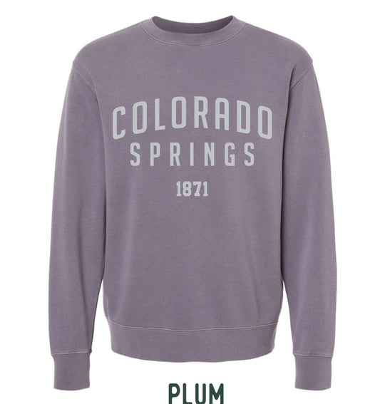 CO Springs 1871 Women's Crewneck