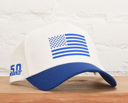 3D American Flag Two Tone Snapback - 250 Anniversary
