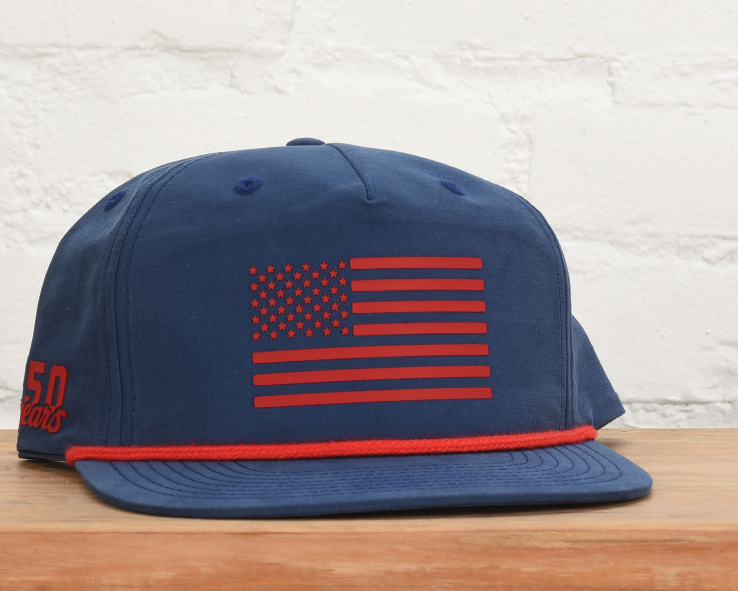 3D American Flag Rope Snapback - 250 Anniversary