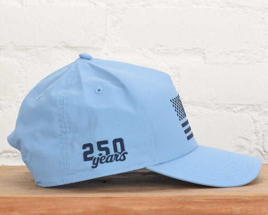 3D American Flag Sporty Nylon Snapback - 250 Anniversary