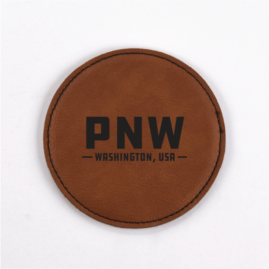 Washington PU Leather Coaster