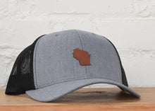 Load image into Gallery viewer, Wisconsin State Shape Snapback