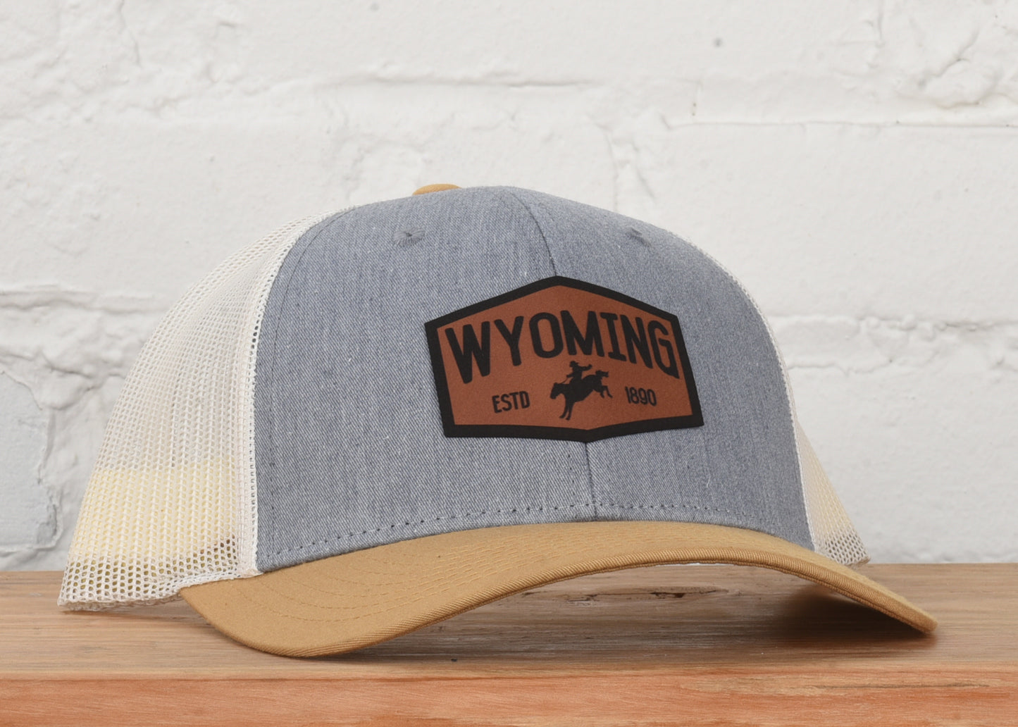 Wyoming Cowboy Hexagon Snapback