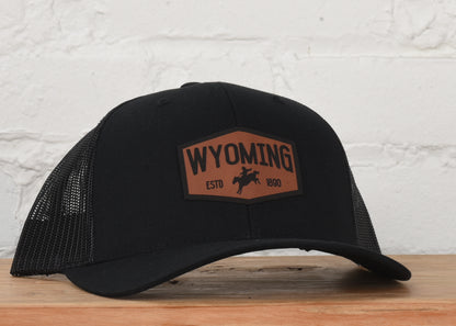 Wyoming Cowboy Hexagon Snapback