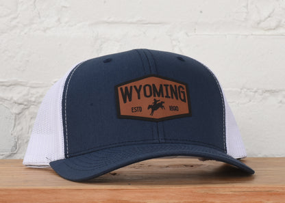 Wyoming Cowboy Hexagon Snapback