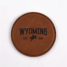 Load image into Gallery viewer, Wyoming PU Leather Coasters