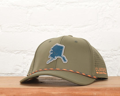 Alaska State Flag PLP Dri-fit Performance Rope Hat