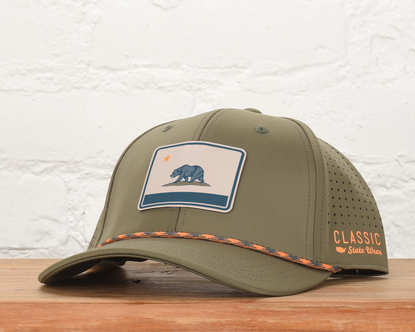 California State Flag PLP Dri-fit Performance Rope Hat