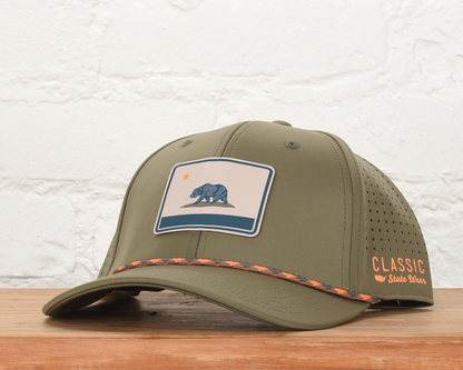 California State Flag PLP Dri-fit Performance Rope Hat